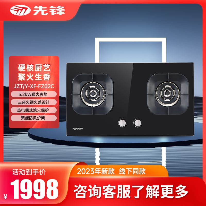 先锋JZT/Y-XF-FZ02C燃气灶