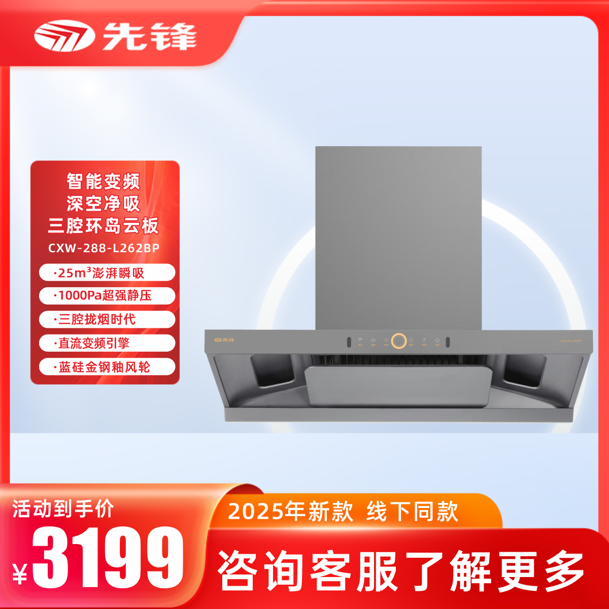 先锋L262BP吸油烟机